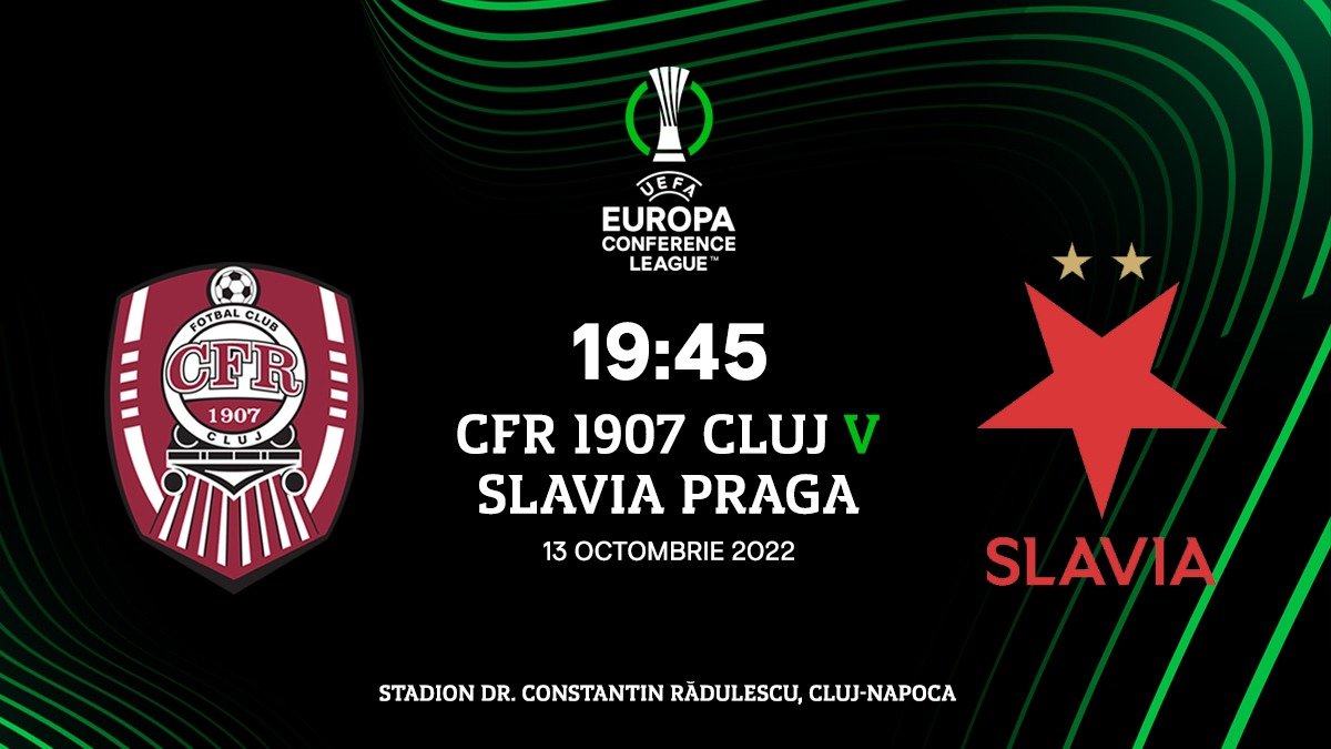 FCU Olimpia Cluj vs SK Slavia Praha live score, H2H and lineups