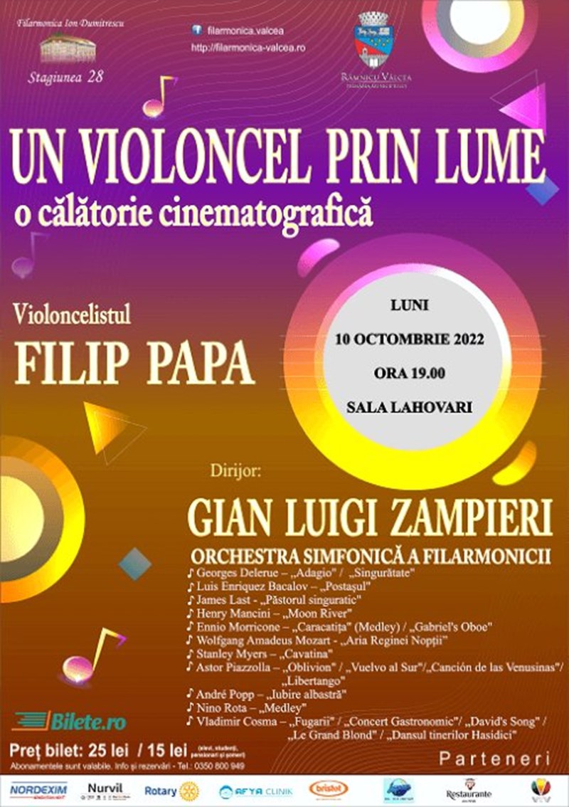 bilete Un violoncel prin lume - o calatorie cinematografica