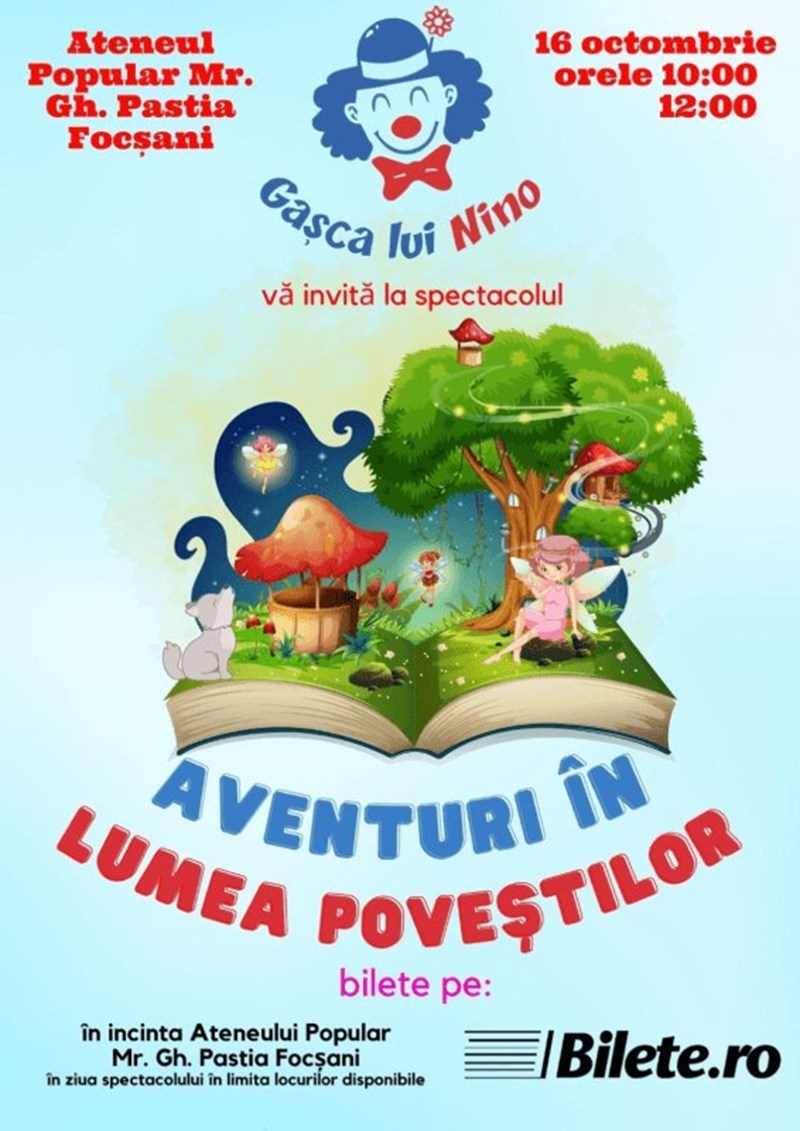 bilete Gasca lui Nino: Aventuri in lumea povestilor