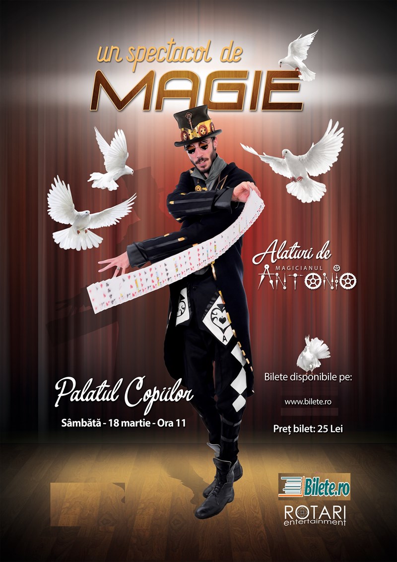bilete Spectacol de magie - Magicianul Antonio