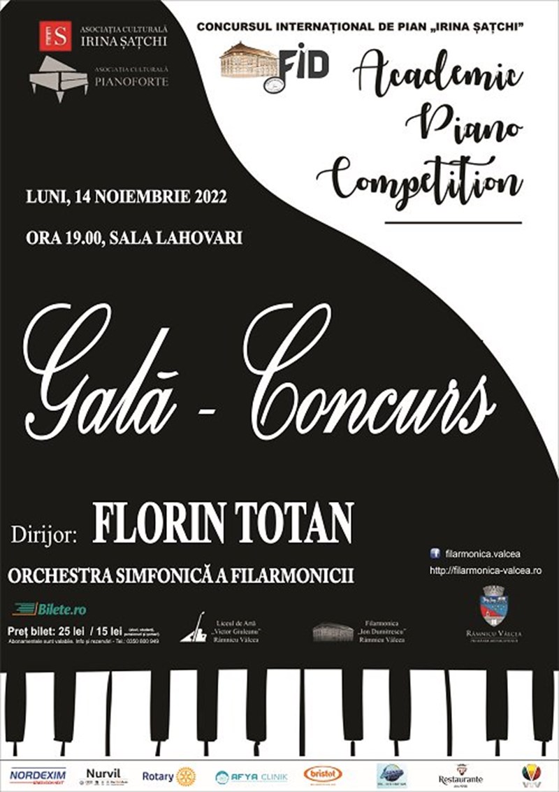 bilete Gala Concursului Academic Piano Competition
