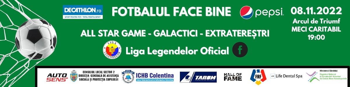 bilete Fotbalul face Bine - ALL STAR GAME
