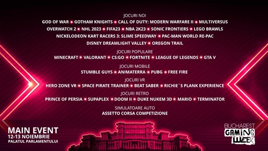 bilete Bucharest Gaming Week