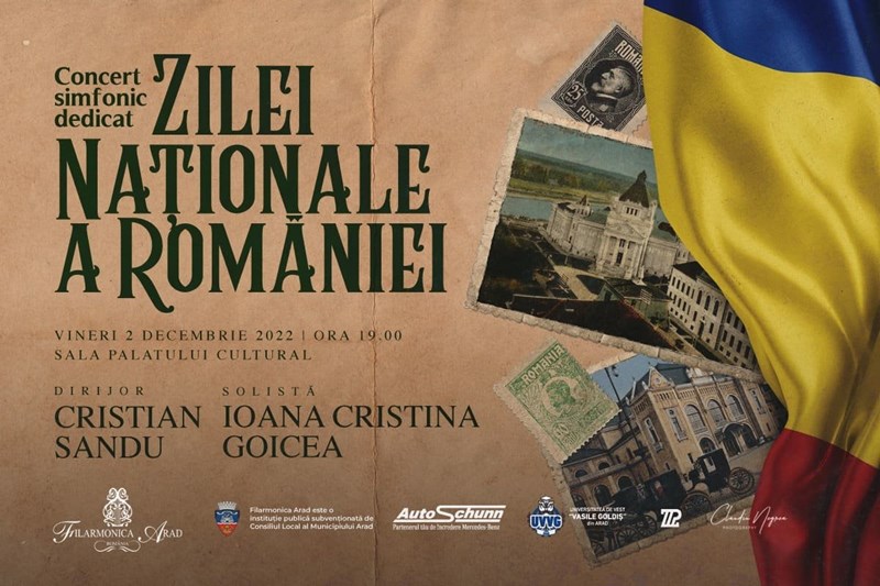 bilete Concert simfonic dedicat Zilei Naționale a României - Filarmonica Arad