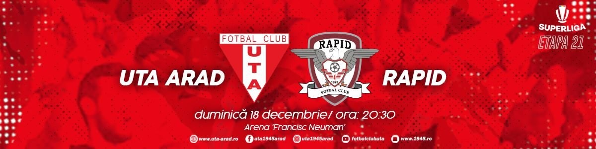 bilete UTA Arad - FC RAPID 1923 - SUPERLIGA - ETAPA XXI