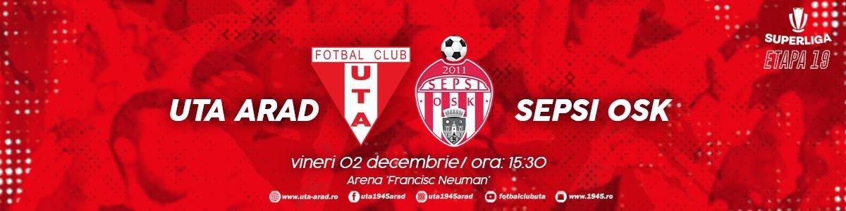 bilete UTA Arad - ACS SEPSI OSK Sf. Gheorghe - SUPERLIGA - ETAPA XIX