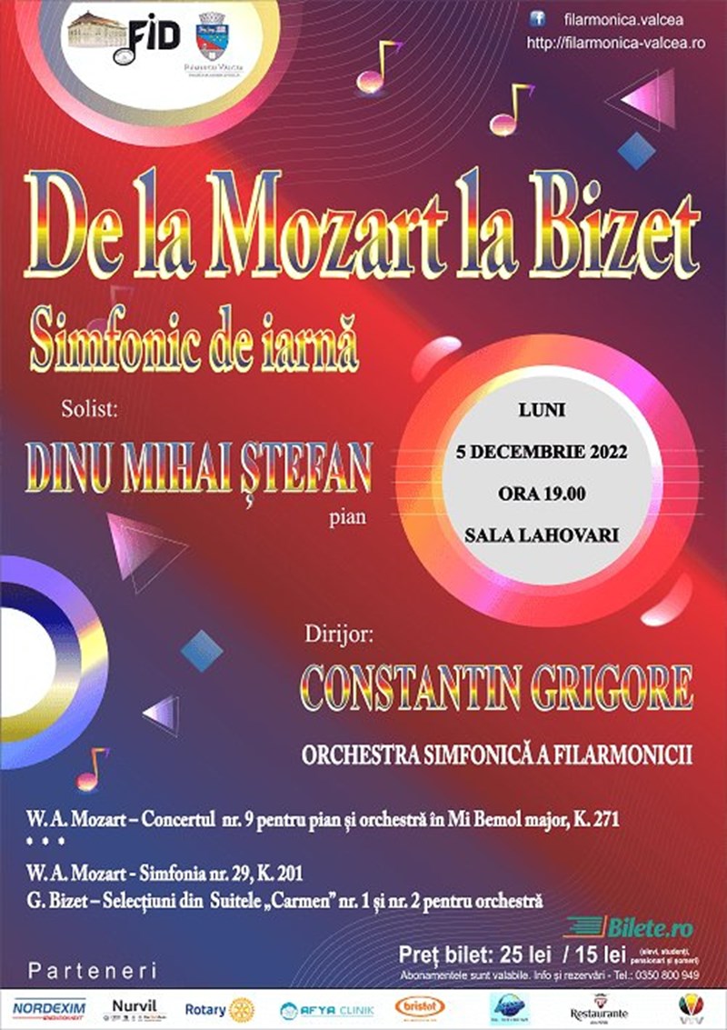 bilete De la Mozart la Bizet