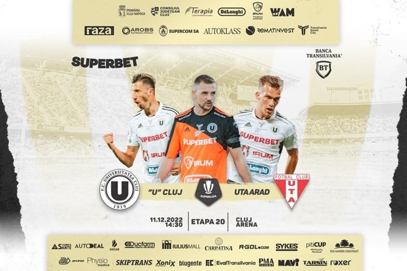 bilete FC Universitatea Cluj - UTA Arad