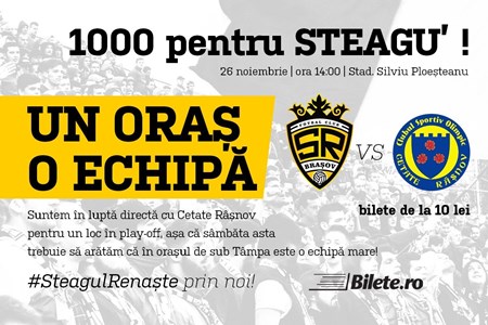 bilete SR Brașov - Olimpic Cetate Râșnov