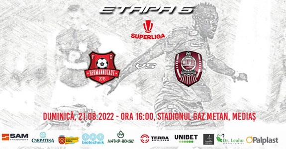 bilete AFC Hermannstadt - FC CFR 1907 Cluj - SUPERLIGA - ETAPA VI