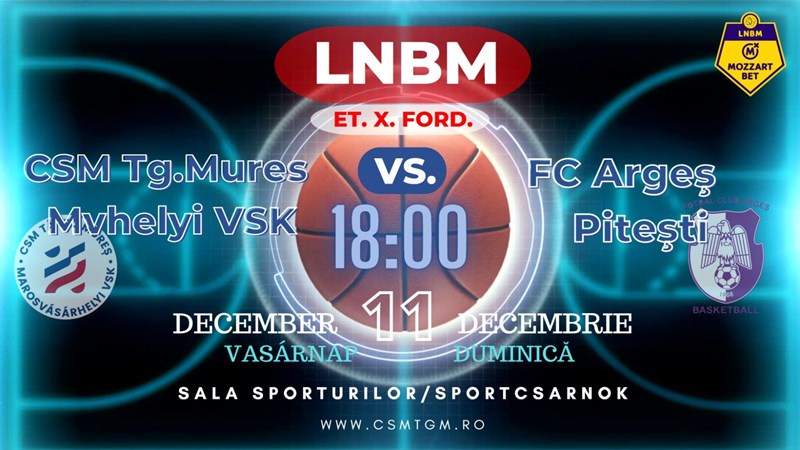 bilete CSM Targu Mures – Marosvásárhelyi VSK – FC Argeș Pitești