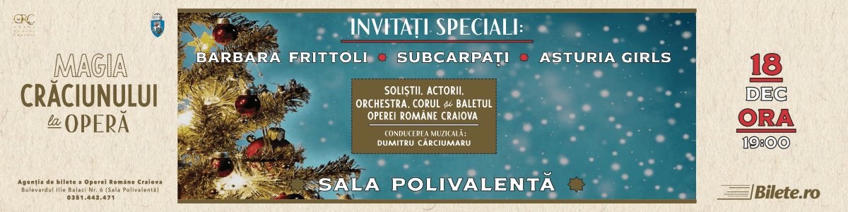 bilete Magia Craciunului la Opera