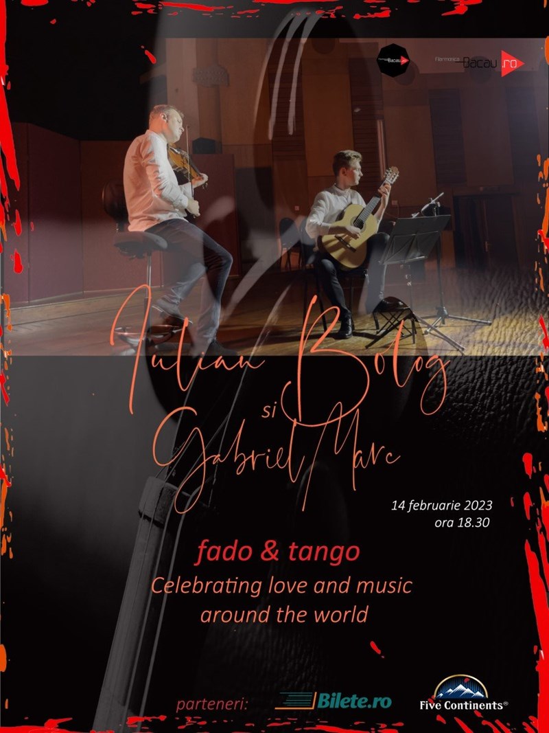 bilete Seara de fado și tango cu Iulian Bolog și Gabriel Marc