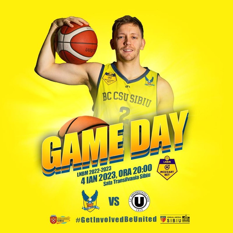 bilete BC CSU Sibiu - U-BT Cluj Napoca