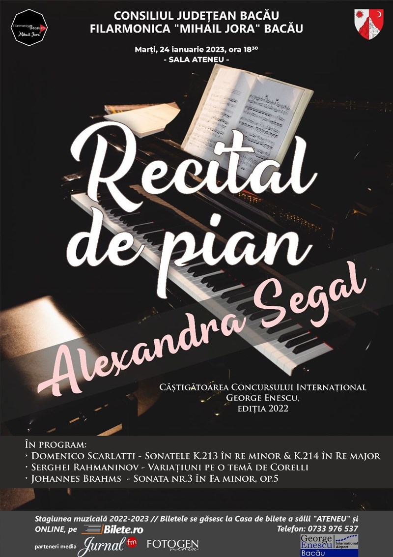 bilete Recital de Pian - Alexandra Segal