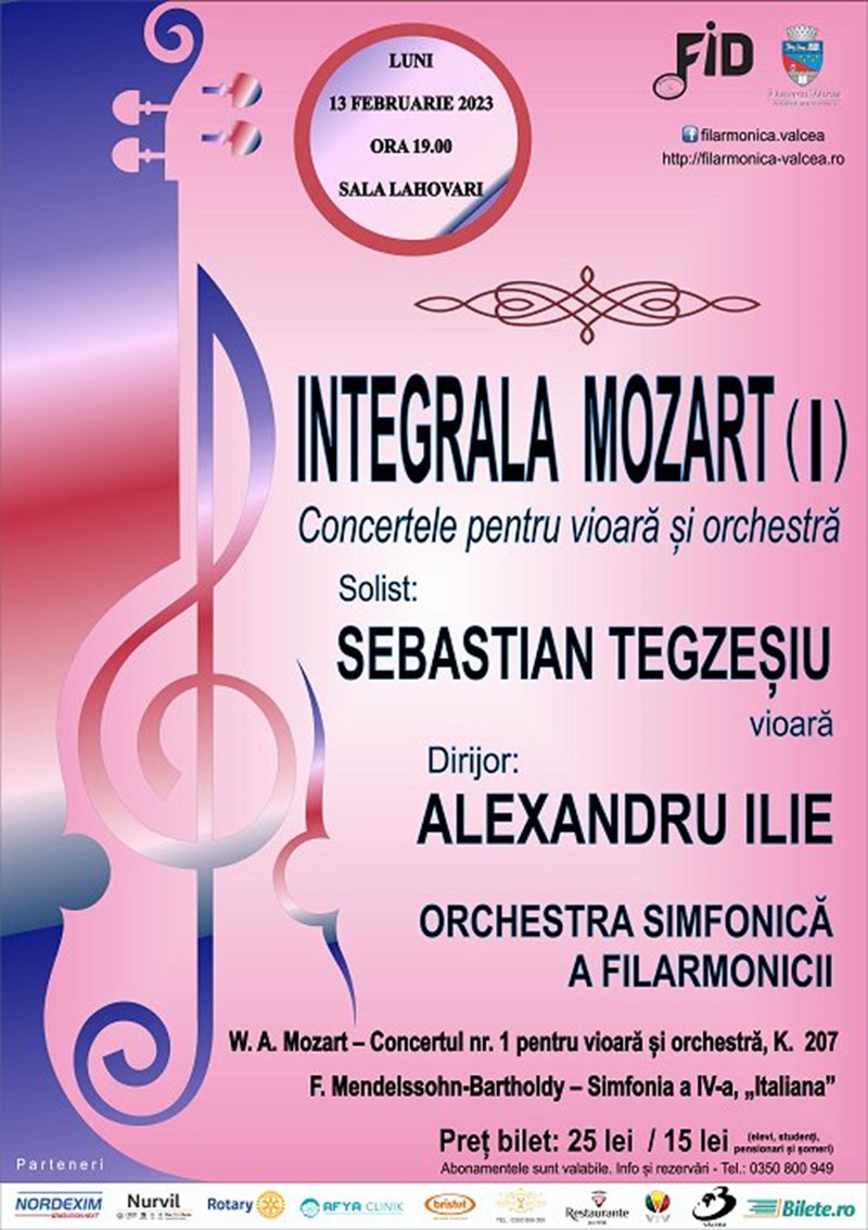 bilete Integrala Mozart Concertele pentru vioara si orchestra