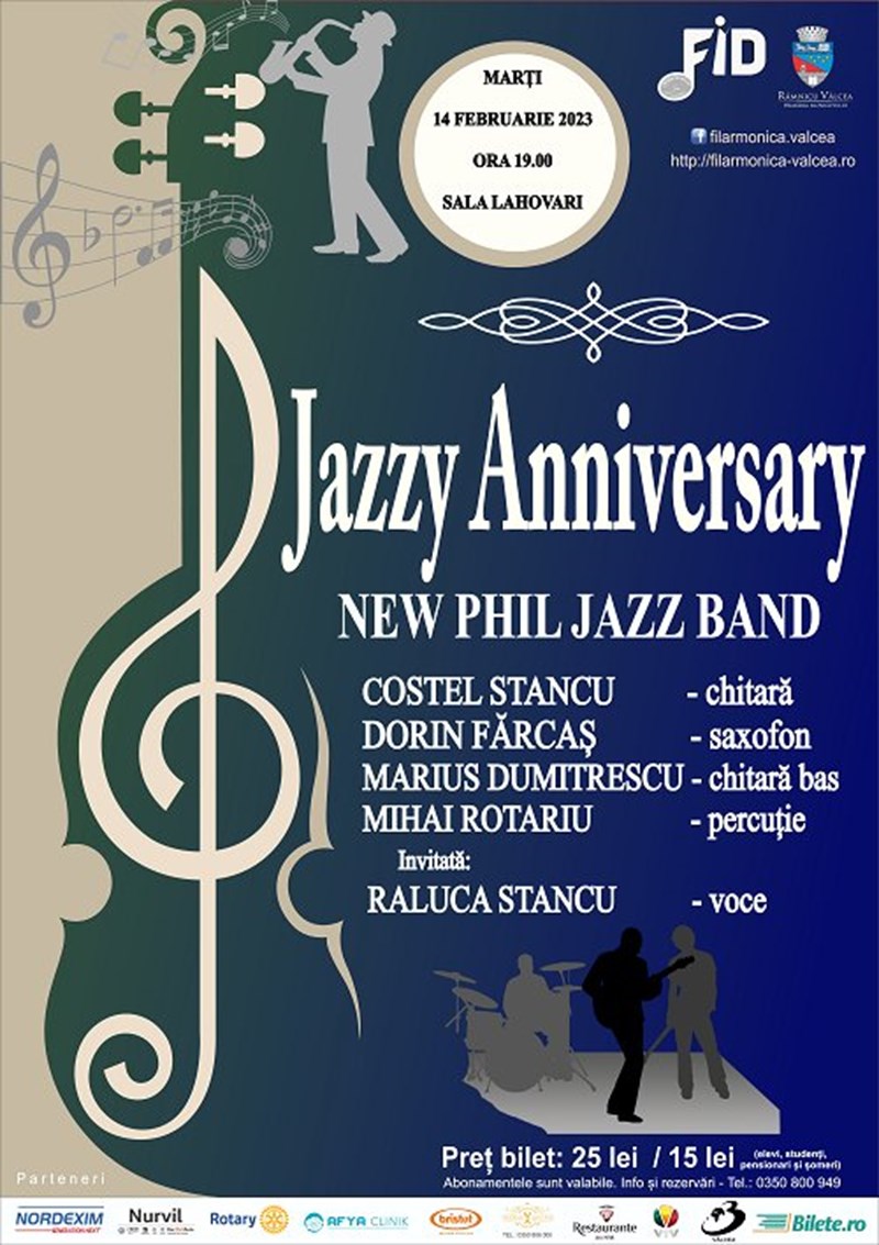 bilete Jazzy Aniversary - New Phil Jazz Band