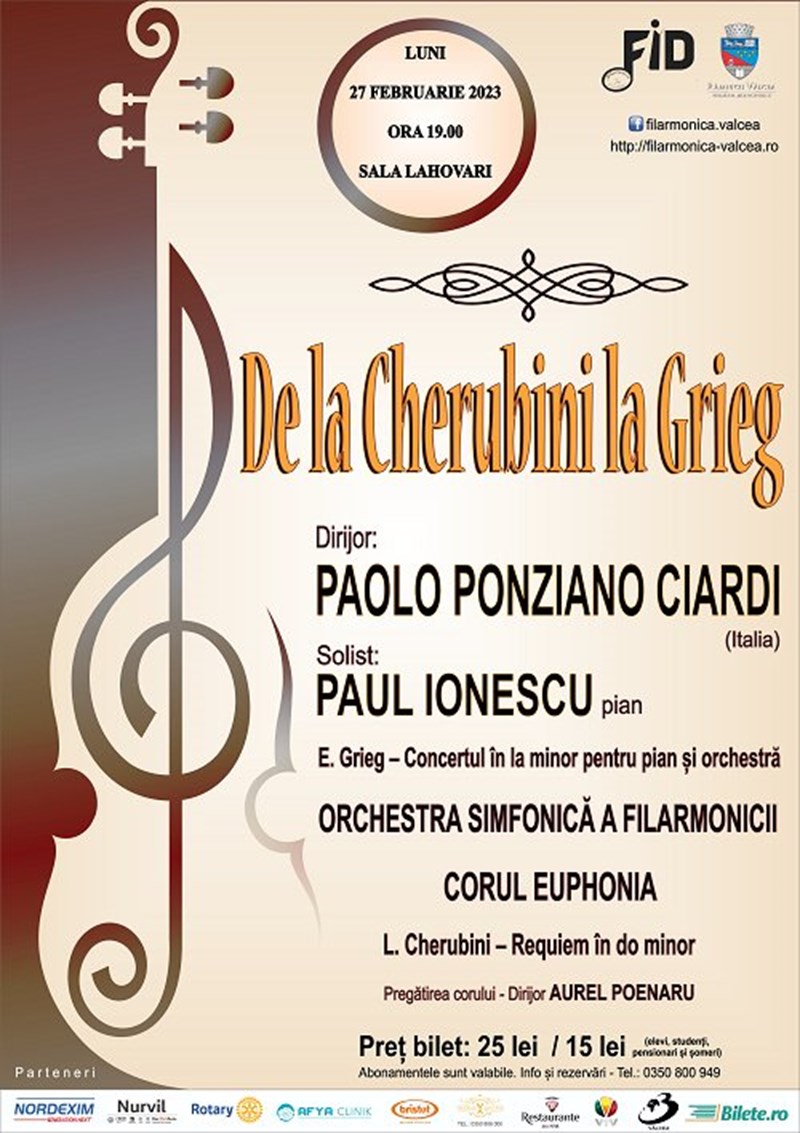 bilete De la Cherubini la Grieg