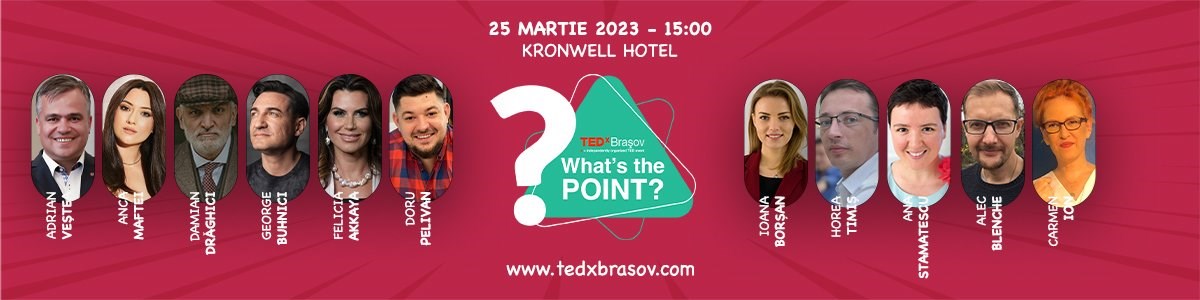 bilete TEDxBrasov: What's the Point?