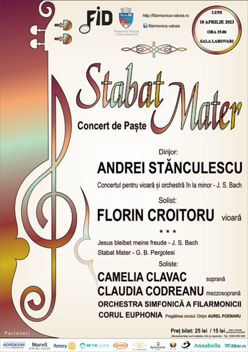 bilete Stabat Mater - Concert de Paste