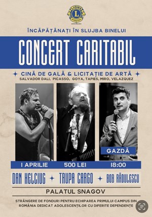 Concert live: Cargo si Dan Helciug - Prohibitiv - Caritate prin ARTA; LICITATIE!