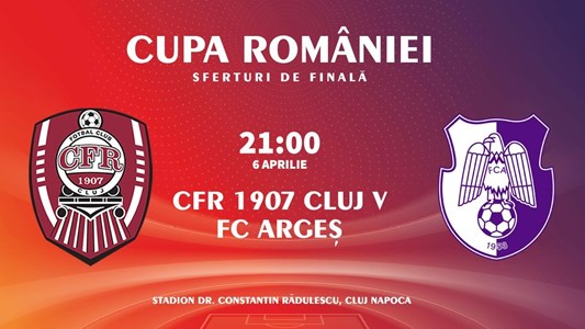 bilete CFR 1907 CLUJ – FC ARGES