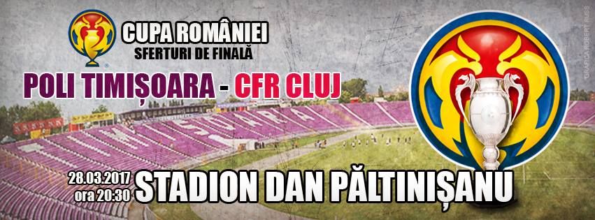bilete Poli Timisoara - CFR Cluj