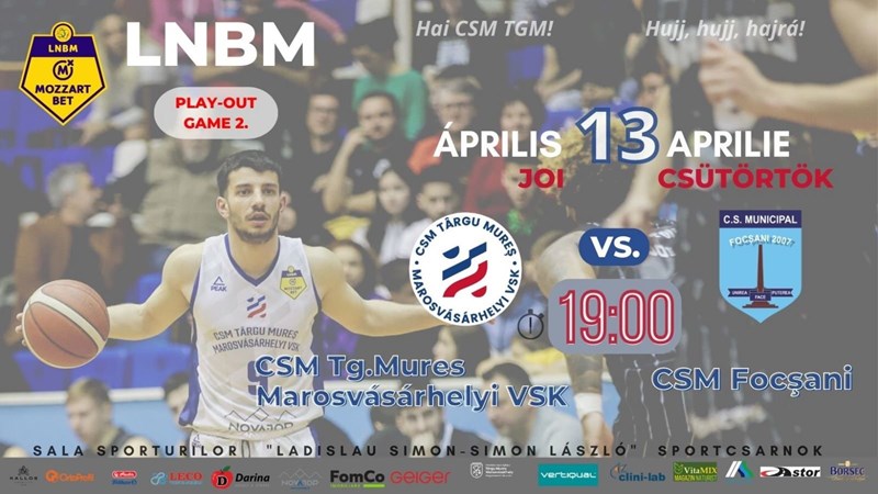 bilete CSM Targu Mures – Marosvásárhelyi VSK – CSM Focșani
