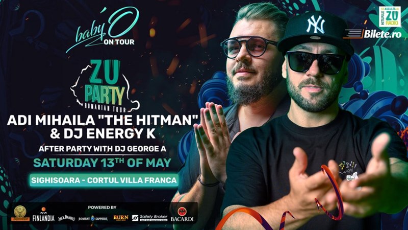 bilete baby'O On Tour With ZU Party