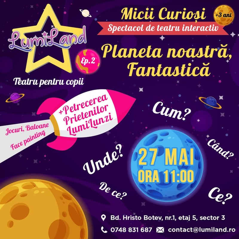 bilete Micii curiosi - Episodul 2: Planeta noastra, Fantastica