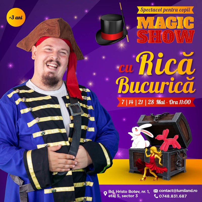 bilete Magic show cu Rica Bucurica