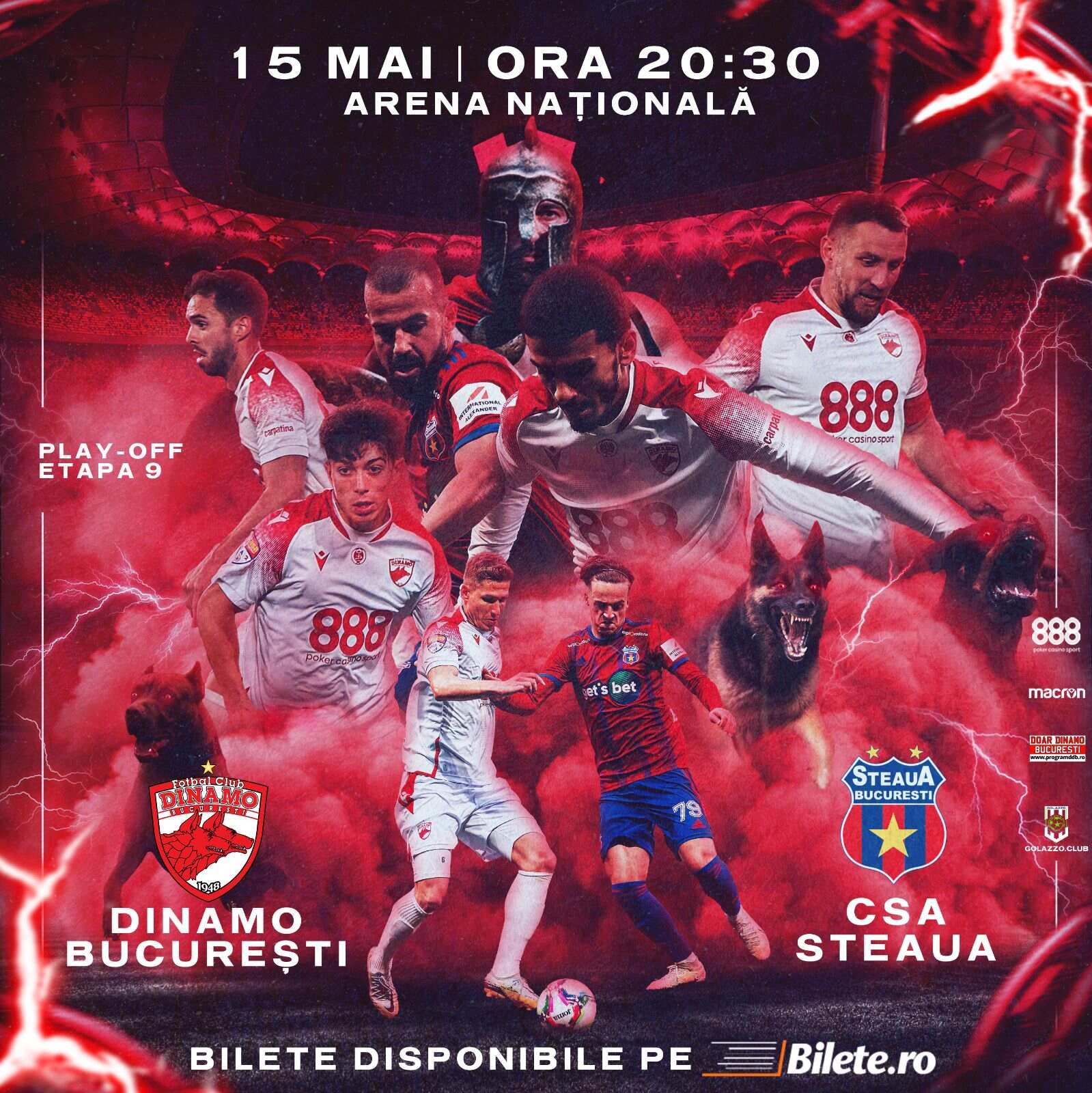 Dinamo Bucuresti - CSA Steaua Bucuresti - Play Off - 15 mai 2023