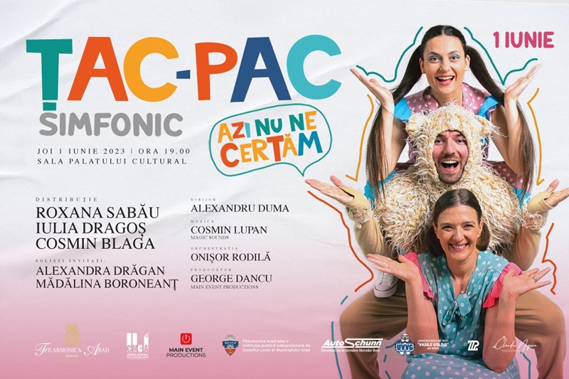 bilete Țac Pac Simfonic – „Azi nu ne certăm”
