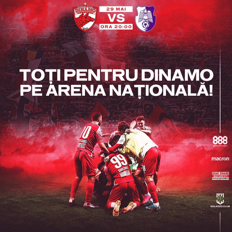 bilete Dinamo Bucuresti - FC Arges - Baraj Liga 1