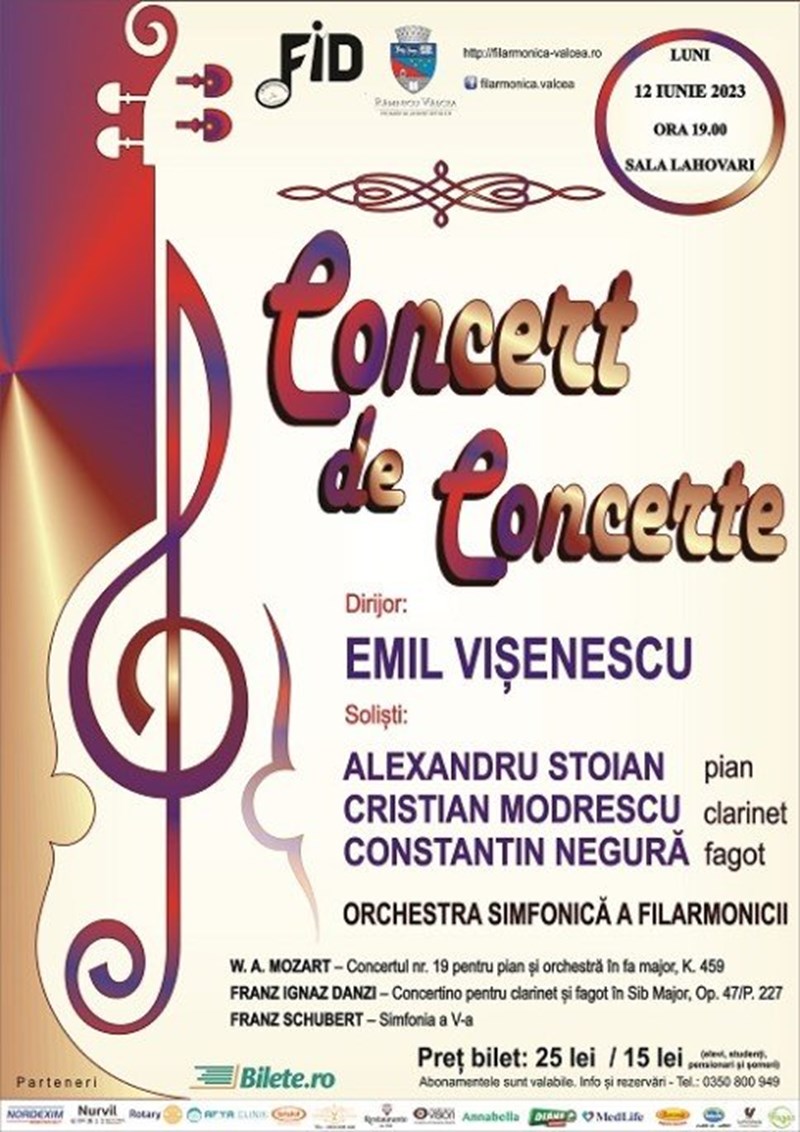 bilete Concert de Concerte - Filarmonica Ramnicu Valcea