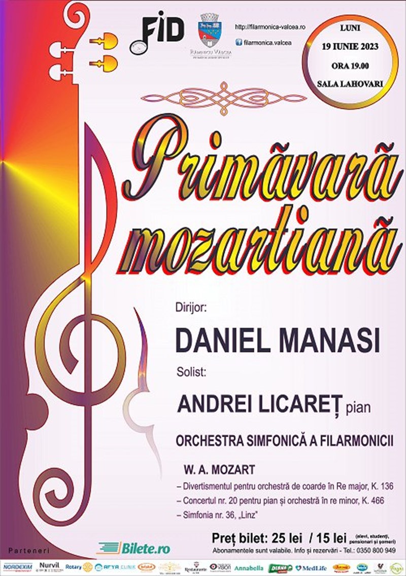 bilete Primavara Mozartiana