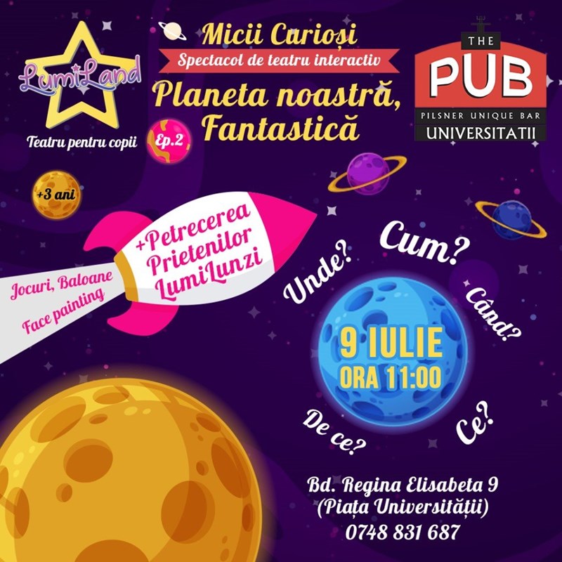 bilete Micii curiosi - Episodul 2: Planeta noastra, Fantastica