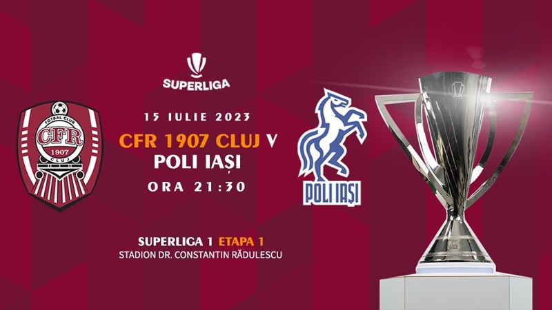 bilete CFR 1907 Cluj - FC Politehnica Iasi