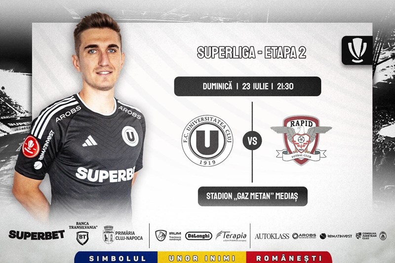 bilete FC Universitatea Cluj - FC Rapid 1923