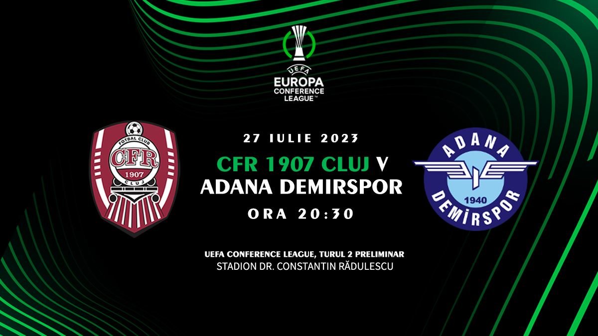 ▶️ Adana Demirspor vs CFR Cluj Live Stream & on TV, Prediction, H2H