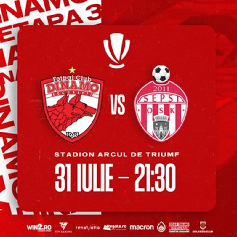 bilete Dinamo Bucuresti - Sepsi OSK