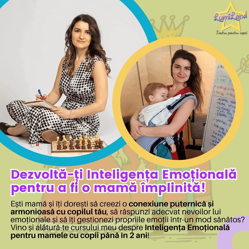 bilete Dezvoltă-ți Inteligența Emoțională, pentru a fi o mamă împlinită!