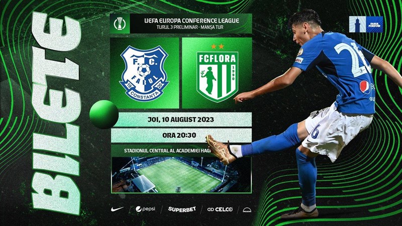 bilete Farul Constanta - Flora Tallinn - UEFA Conference League