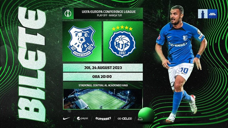 bilete Farul Constanta - HJK Helsinki- UEFA Conference League