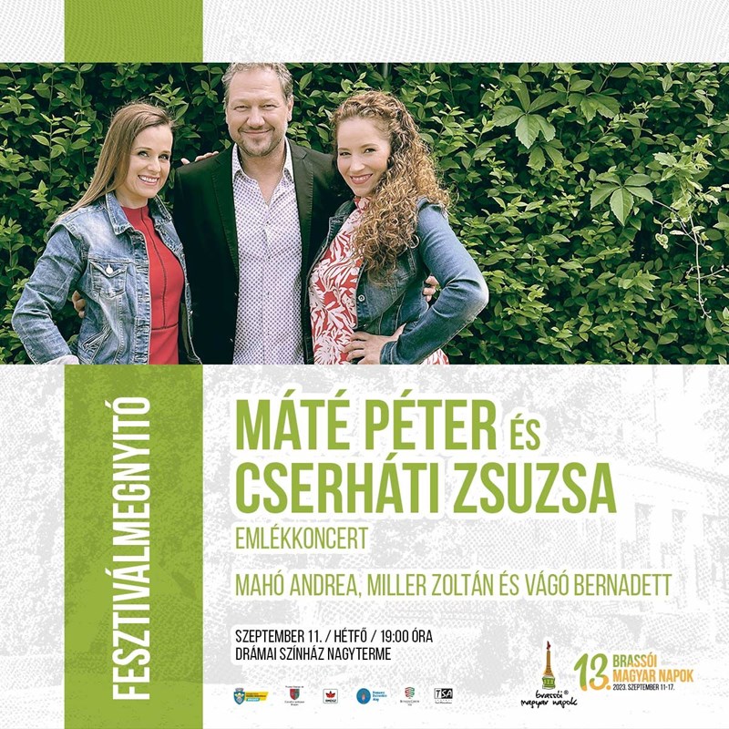bilete Concert memorial Péter Máté și Zsuzsa Cserháti