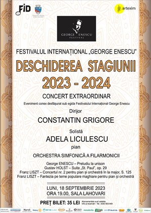 Deschiderea stagiunii - Concert Extraordinar