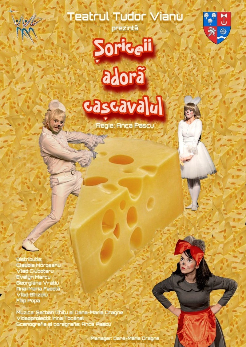 bilete Șoriceii adoră cașcavalul
