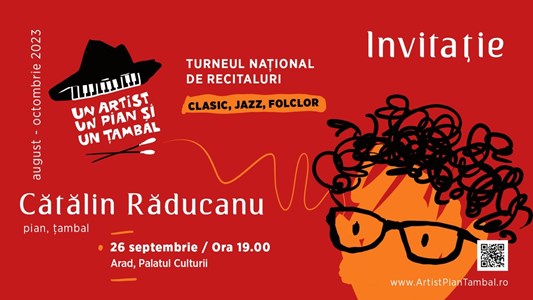 bilete Un artist, un pian și un ȚAMBAL, TURNEUL NAȚIONAL DE RECITALURI Classic, Jazz, Folclor