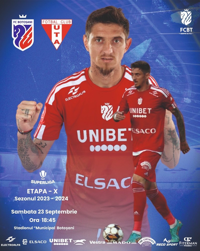 bilete FC Botosani - UTA Arad