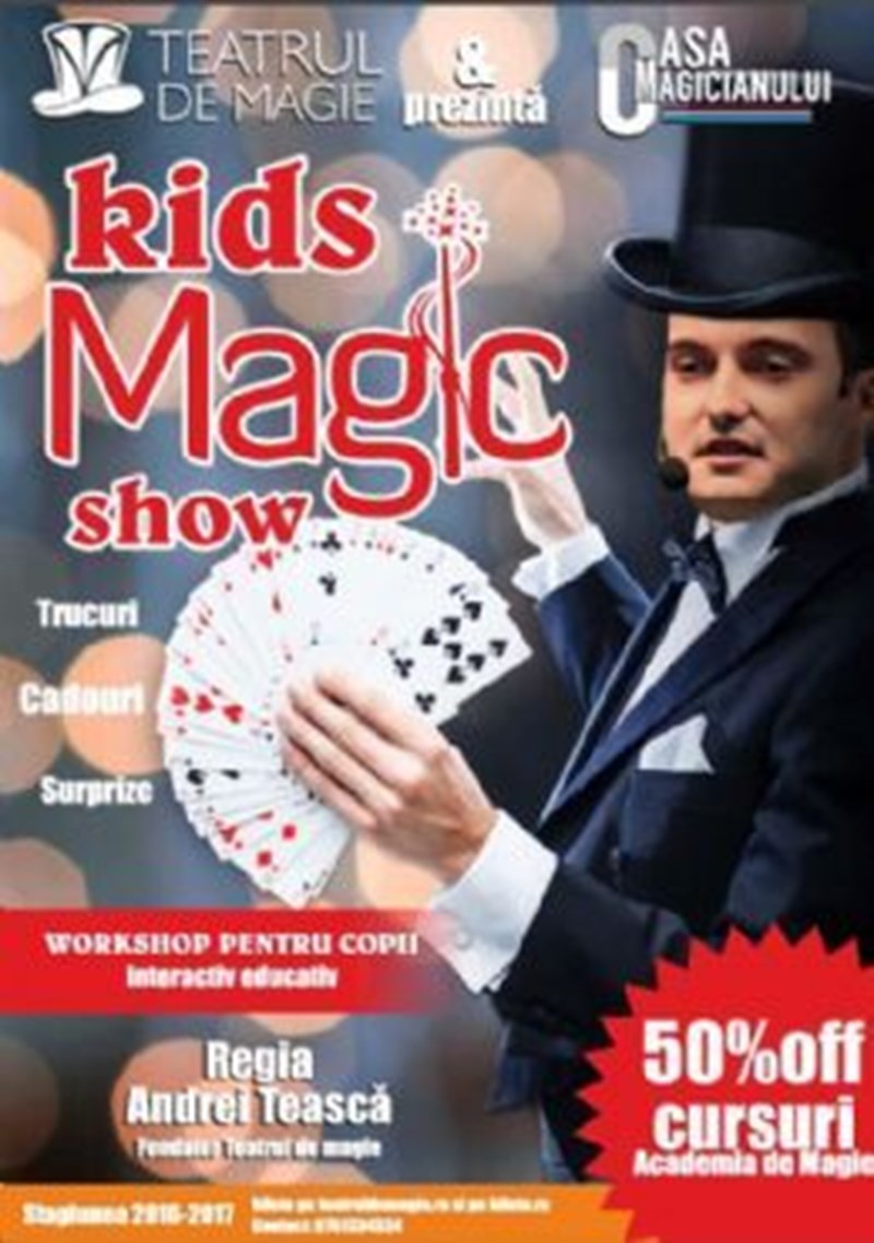 bilete Magic Show - Kids Magic Workshop